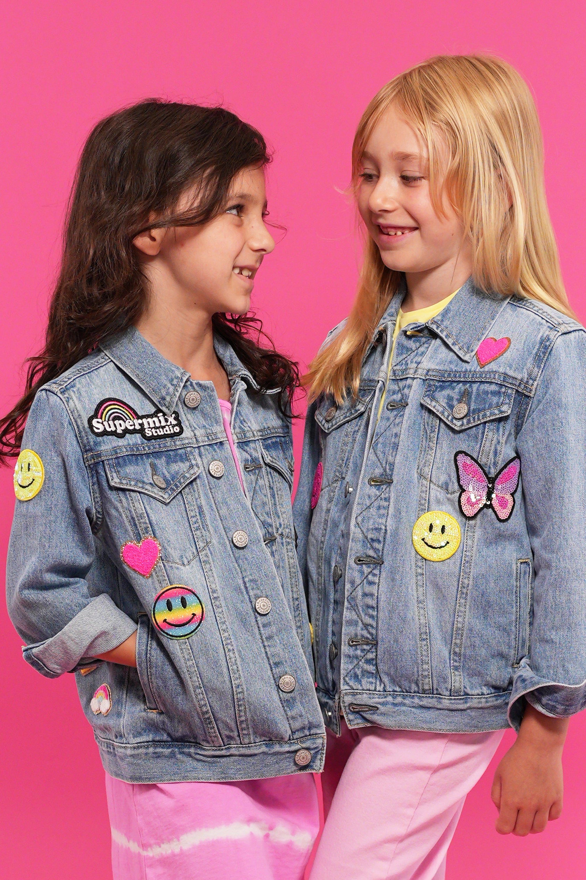 BFF Custom Denim Jackets - 2 piece set