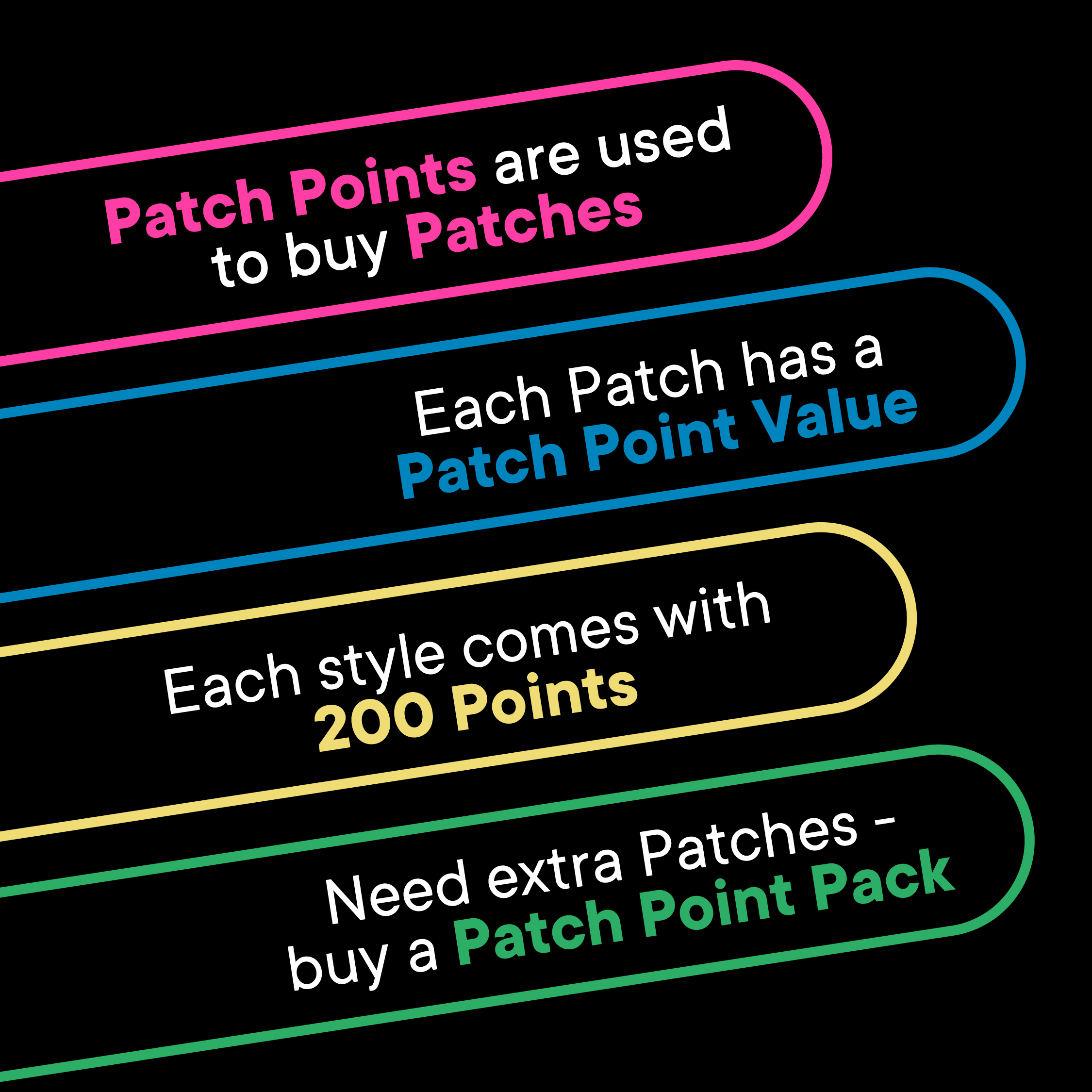 500 Patch Points - Cyber Monday FLASH SALE!