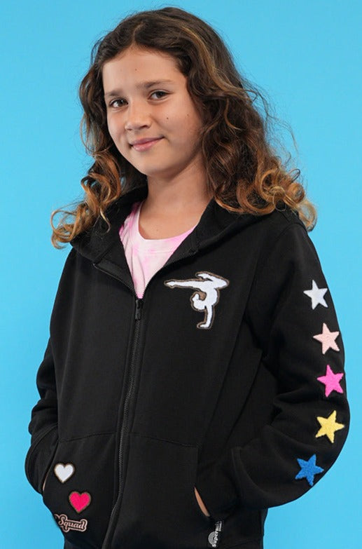 Rainbow Stars Custom Gymnastics Hoodie