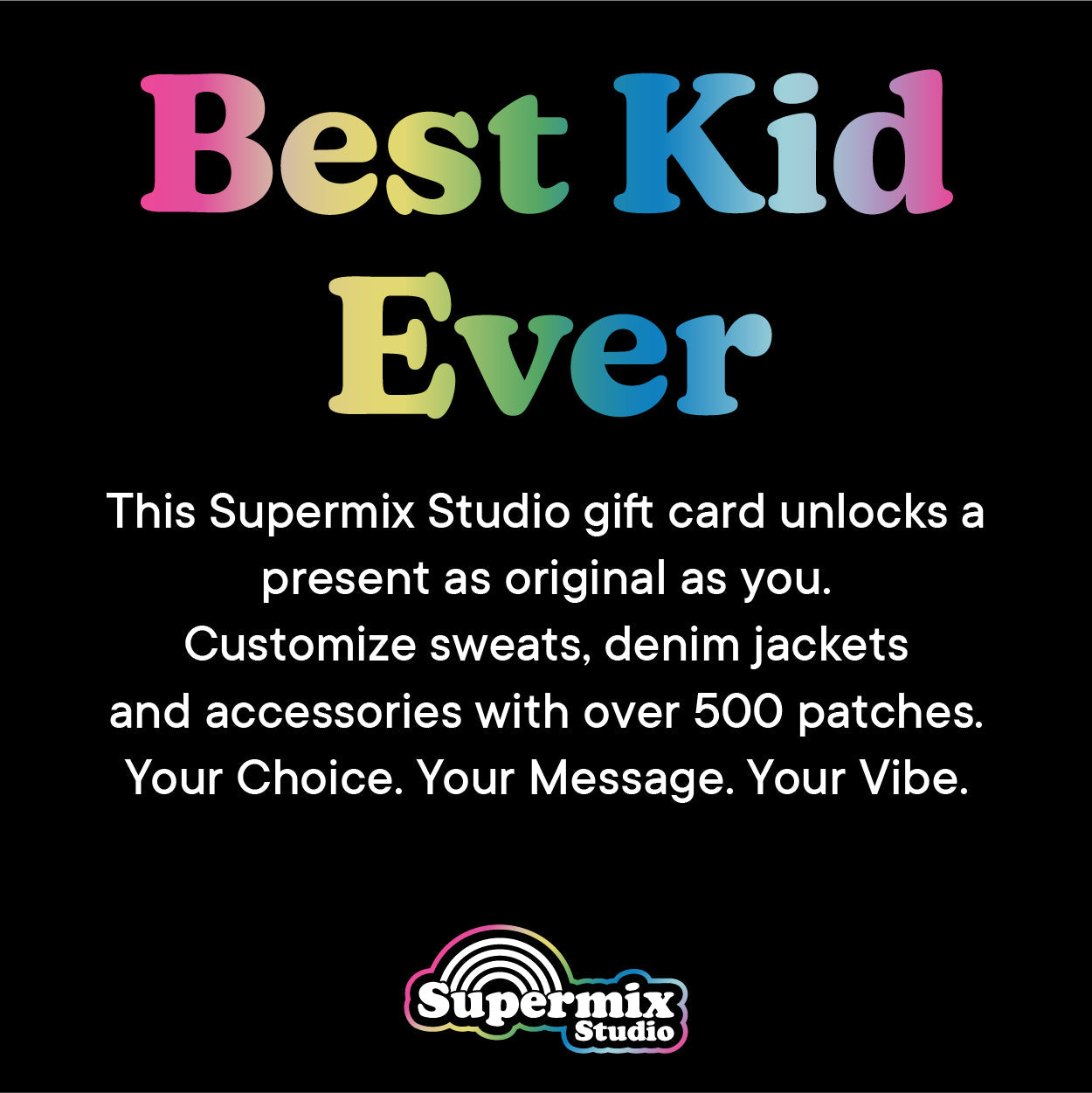 Supermix Digital Gift Card - Supermix Supporter Thank You