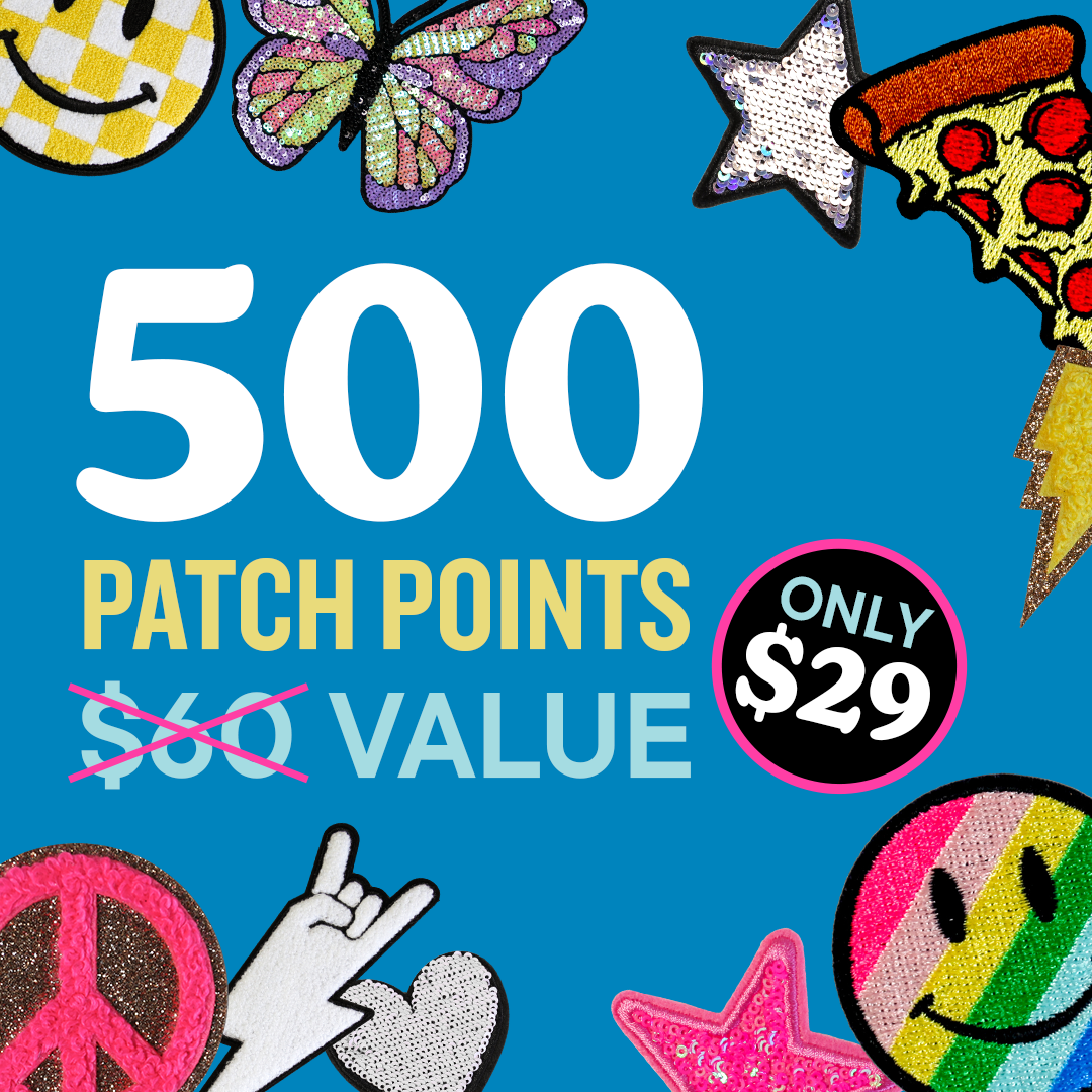 500 Patch Points - Cyber Monday FLASH SALE!