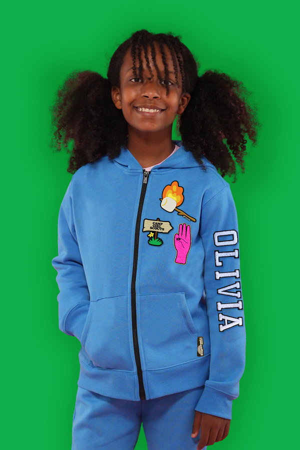 Girl Scouts Supersize Patch Zip Hoodie