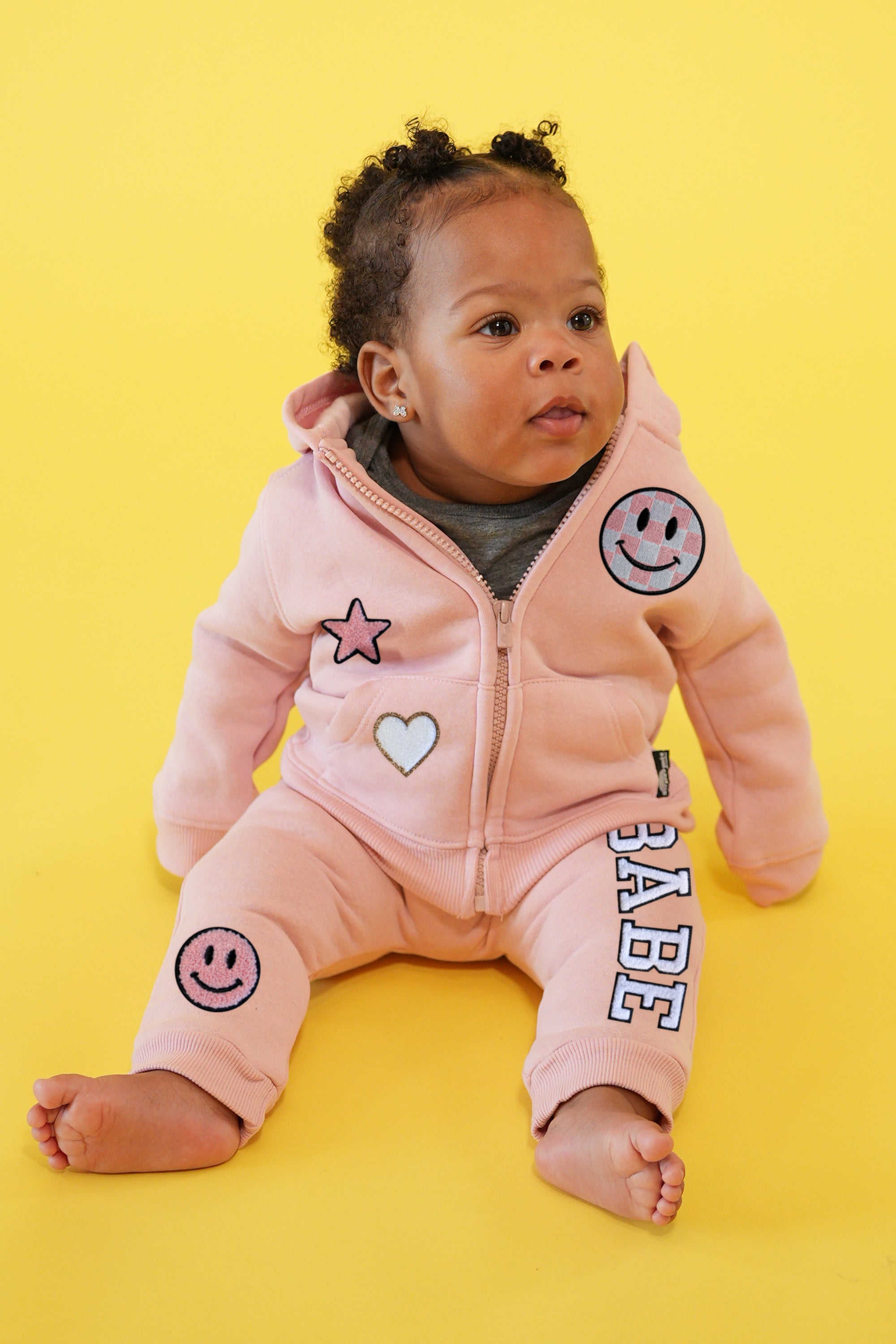 Happy Baby Hoodie and Jogger Set