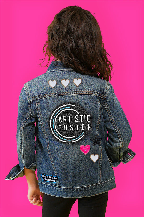 Artistic Fusion Denim Jacket