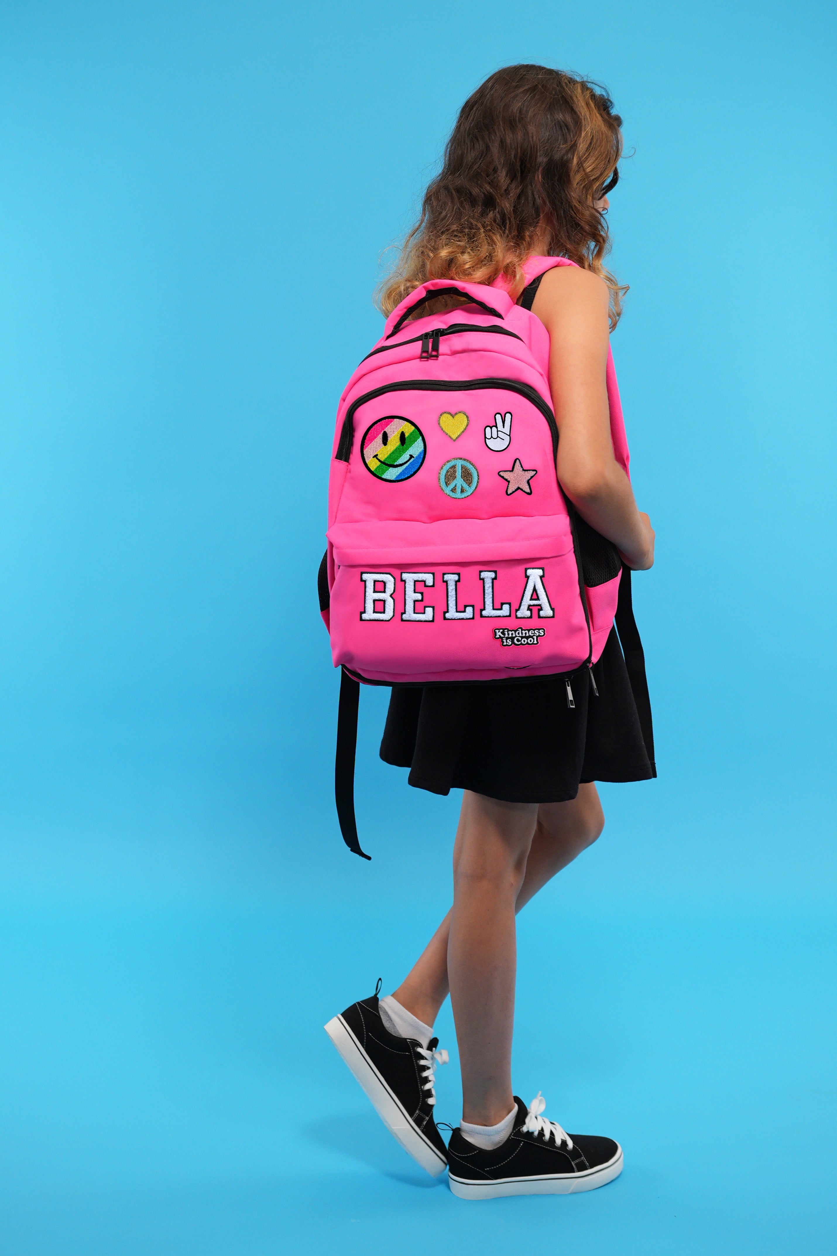 Add Your Name Icon Smiley Backpack