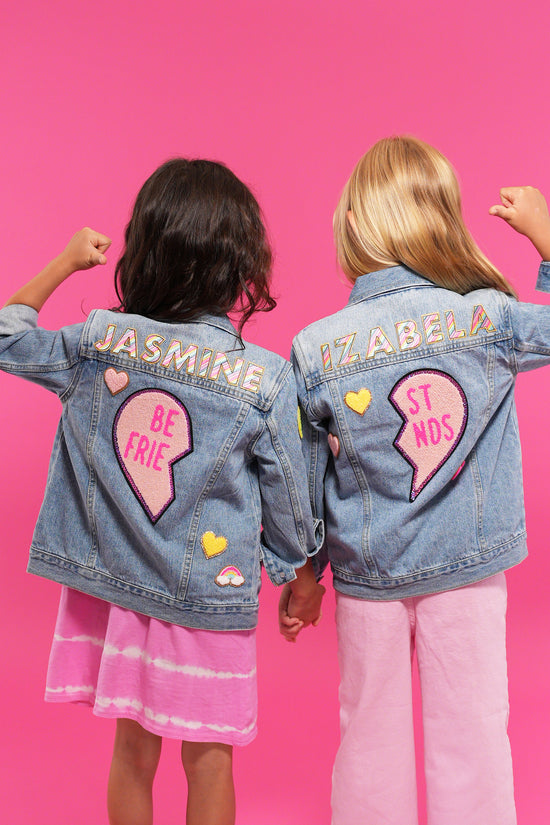 BFF Custom Denim Jackets - 2 piece set