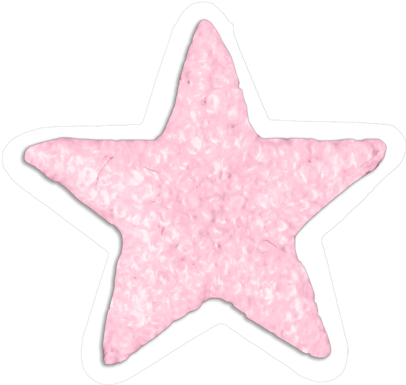 Bluey light pink star