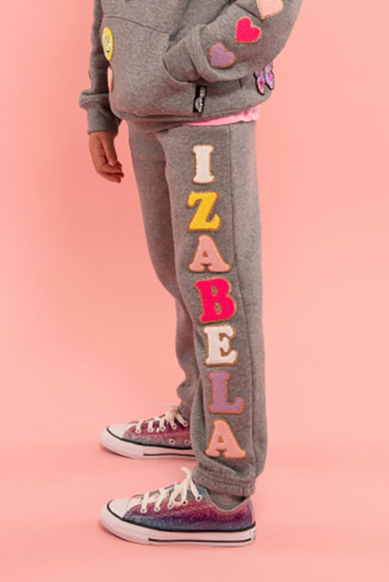 Add Your Name Jogger - Glitter Rainbow