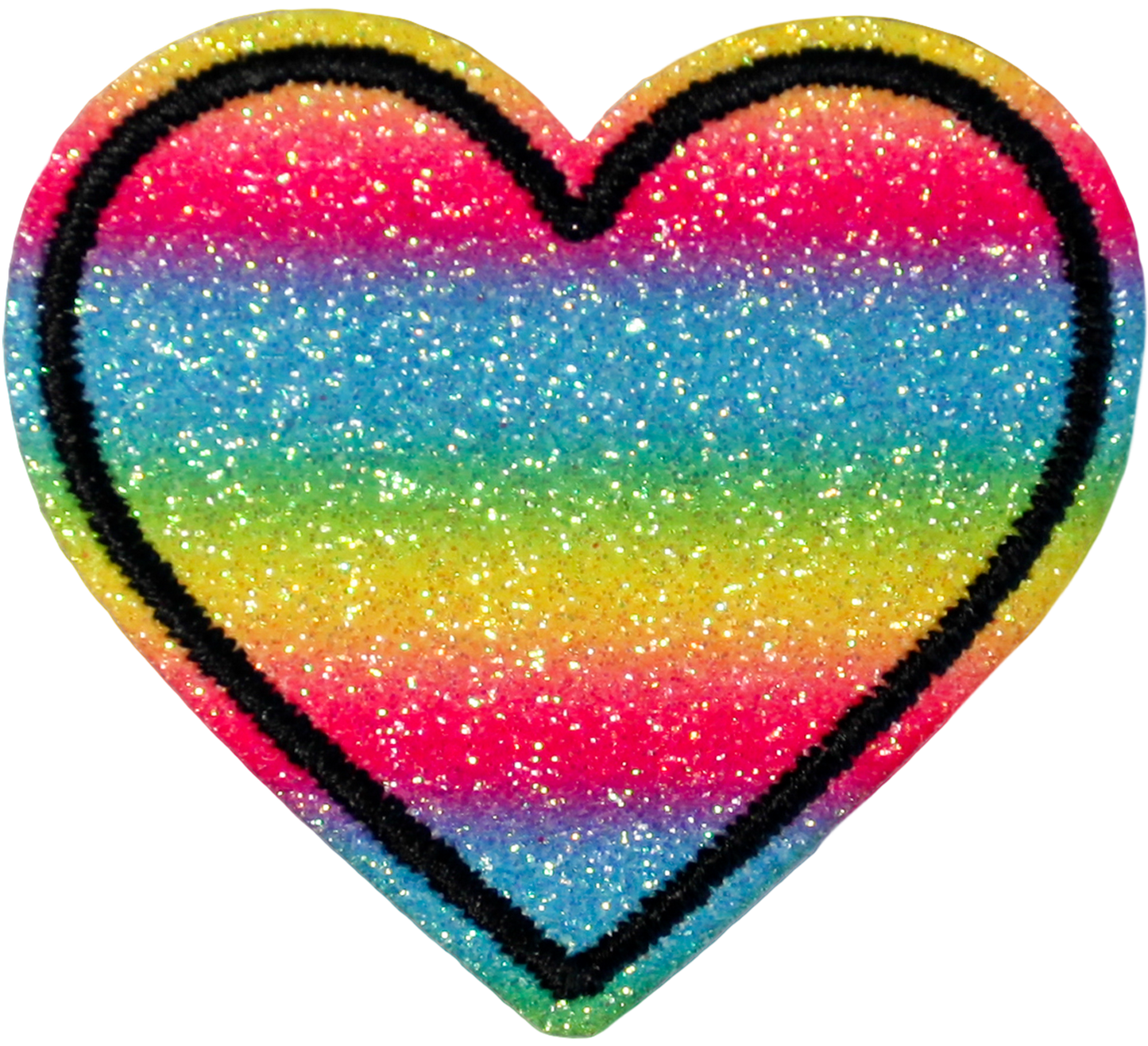 Bright Glitter Ombre Heart