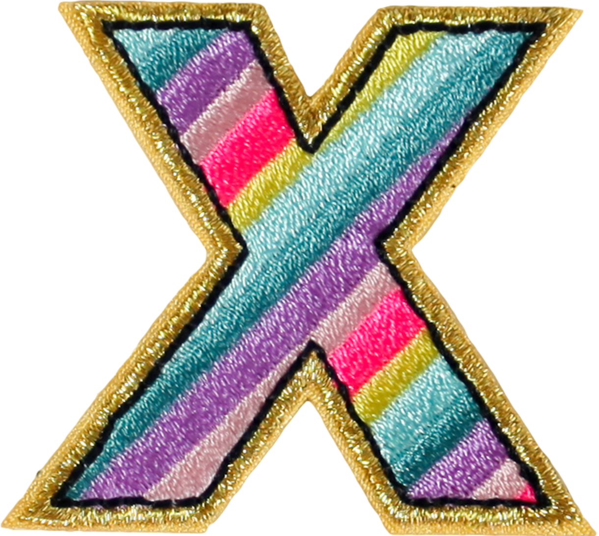 Rainbow Stripe X