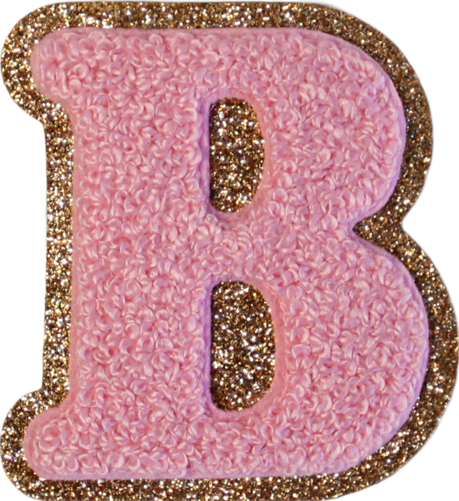 Pink B Icon Glitter Retro Pink B – Supermix Studio