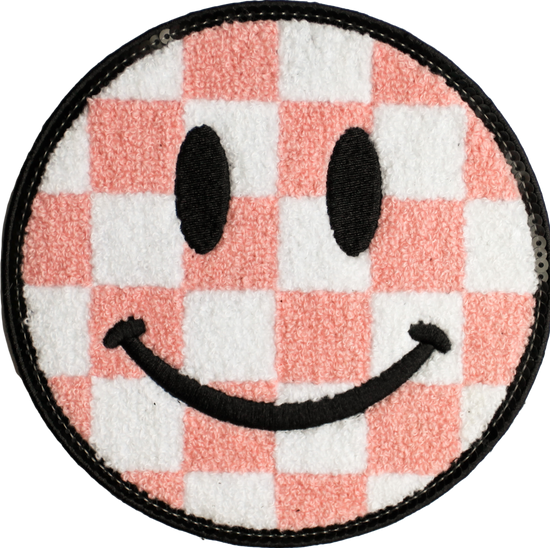 Check Smiley Blush Pink