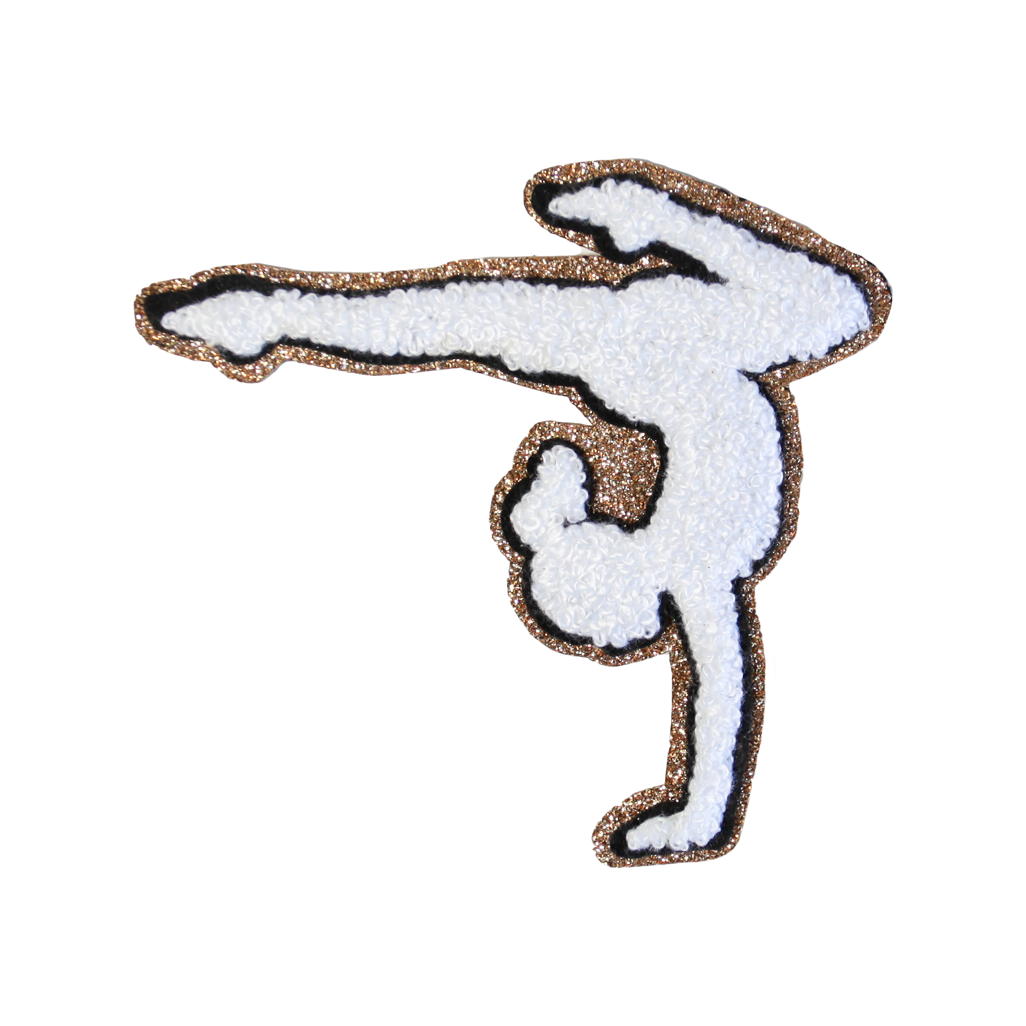 Personalised Girls Gymnastics Air Jump Pose Kids Hoodie - Custom Dance Hoodie